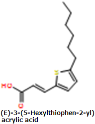 (E)-3-(5-Hexylthiophen-2-yl)acrylic acid